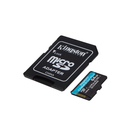 Kingston 64GB microSDXC Canvas Go Plus